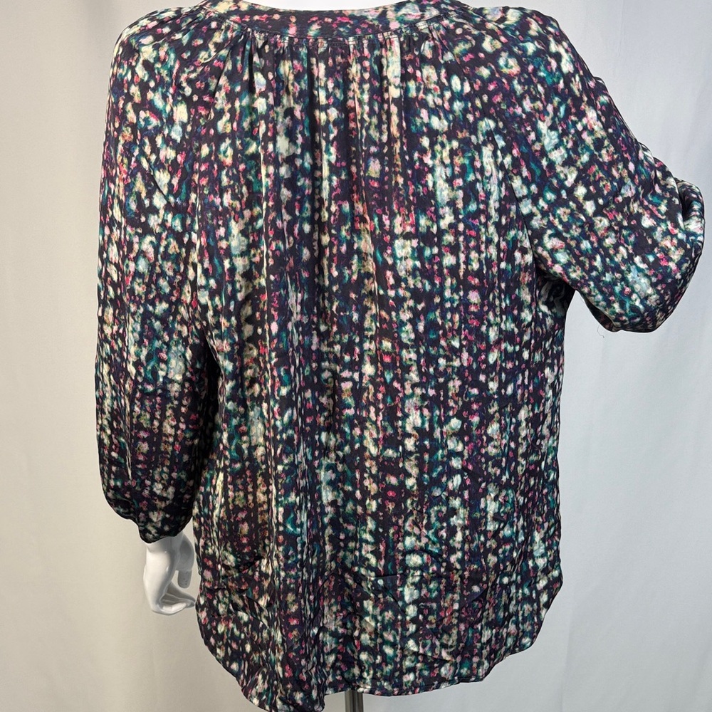 Willi Smith Colorful Patterned Blouse - Picture 4 of 6